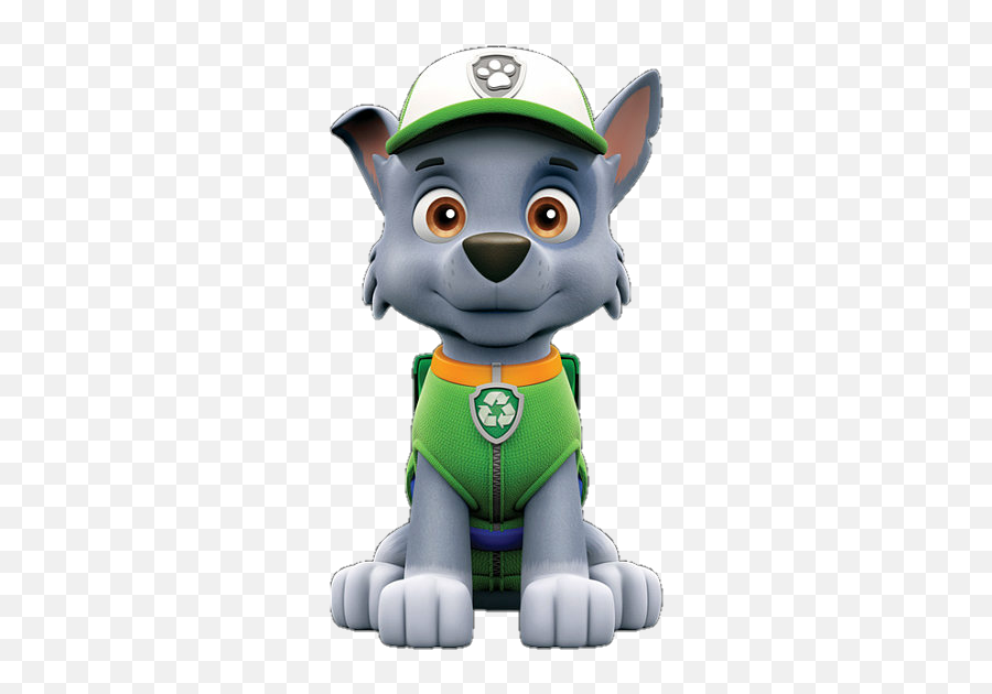 Rocky Sticker - Rocky Paw Patrol Characters Png Emoji,Paw Patrol Emoji