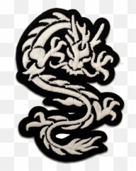 Bundle Chinese Dragon - Iron On Patches Adhesive Emblem Stickers Appliques Size 264 X 354 Inches Dragon Patch Emoji,Dragon Emoji Pillow