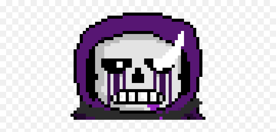 Fires 10 Galaxy Gaster Blasts At Chara Pixel Art Maker - Megalovania Soviet Emoji,Galaxy Emoticon