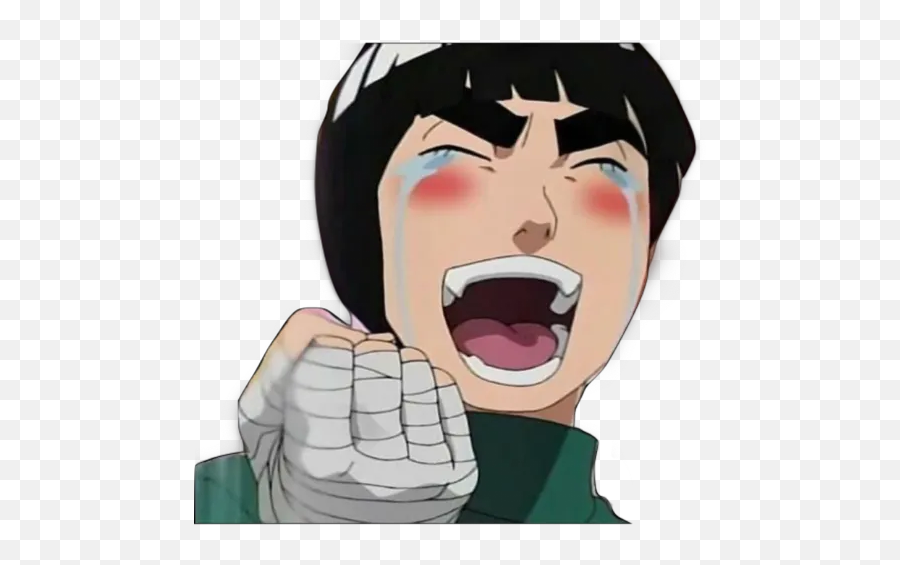 Rocklee Stickers Para Whatsapp - Meme Rock Lee Y Gai Emoji,Emoji De Rock
