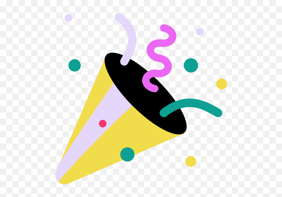Confetti Emoji Transparent Cartoon - Party Popper Emoji Gif,Confetti Emoji Png