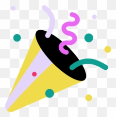 Confetti Emoji Transparent Cartoon - Party Popper Emoji Gif,Confetti Emoji Png