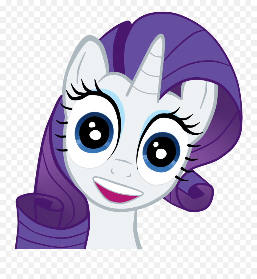 Overly Attached Rarity My Little Pony Friendship Is Magic - Rarity Face Emoji,My Little Pony Rainbow Dash Sunglasses Emoticons