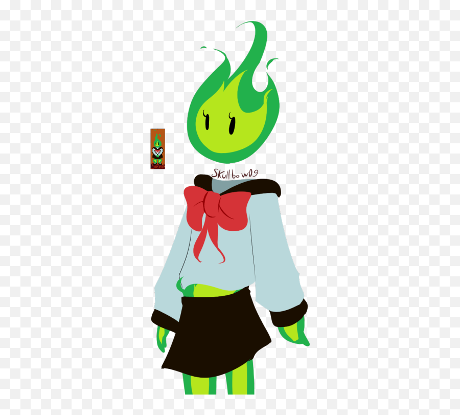 Clipart Flames Tumblr Transparent Clipart Flames Tumblr - Undertale Green Fire Girl Emoji,Undertale Emojis