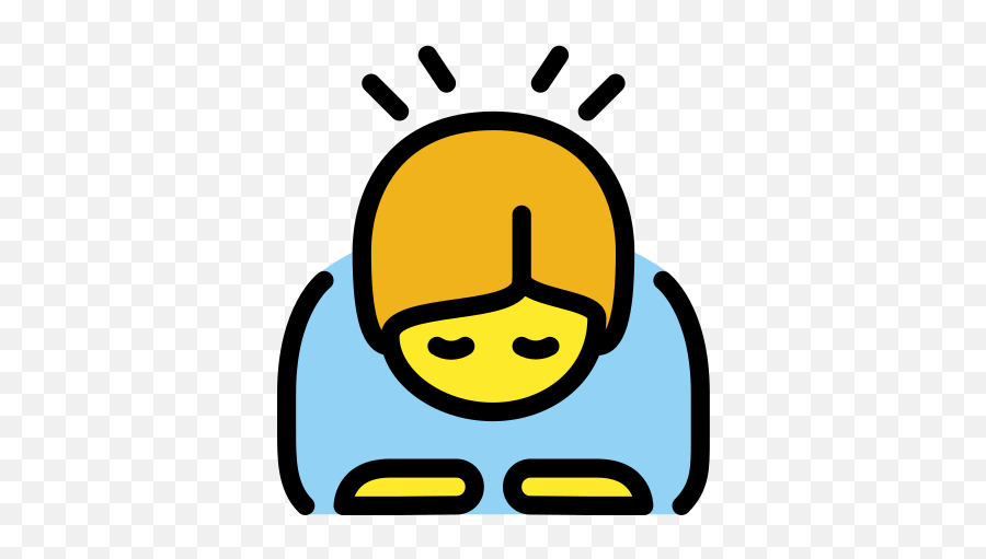 Person Bowing Deeply - Person Bowing Clipart Png Emoji,Bowing Emoji