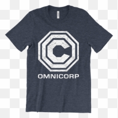 Omnicorp Logo T - Shirt Fictionalcorporationscom Emoji,Why Did Robocop Have No Emotion