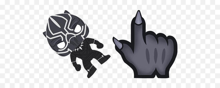 Top Downloaded Cursors - Custom Cursor Black Panther Cursor Emoji,Squidward With Iphone And Heart Emojis