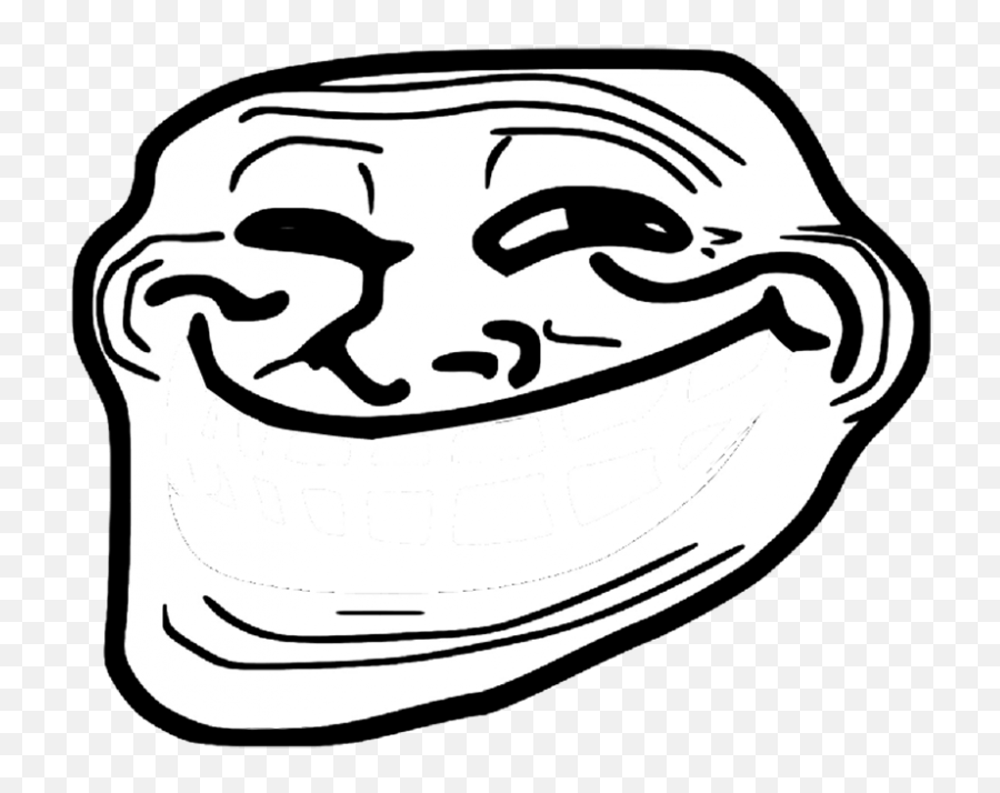 Troll Trollface Troll Face Sticker - Troll Face Png Emoji,Troll Face Emoji