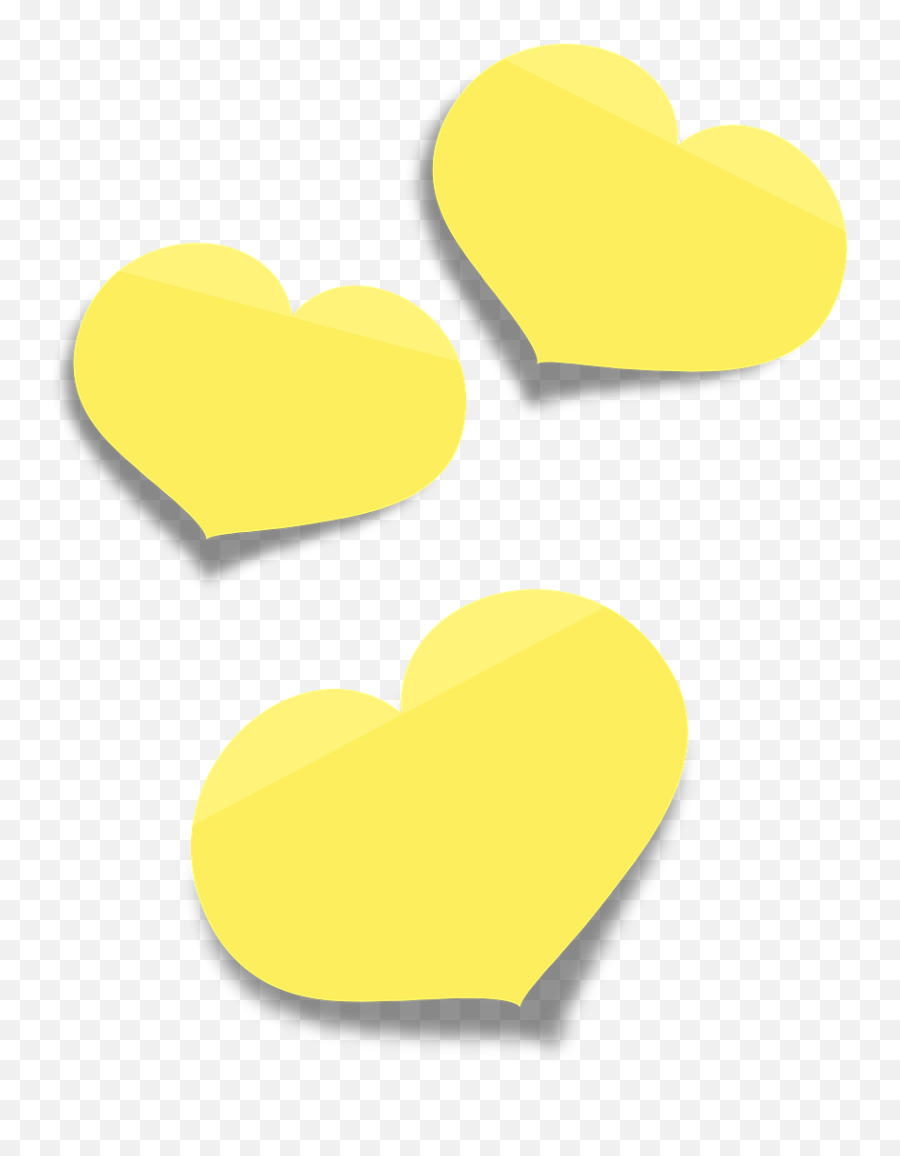 Postit Heart Notes - Heart Post It Png Emoji,Emotion Of Notes