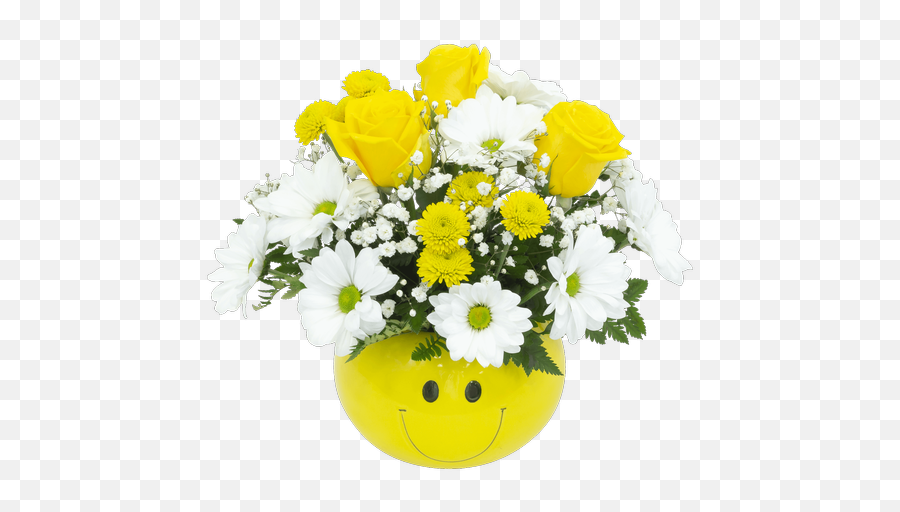 Smiley Bowl - Happy Emoji,Flowers Emoticon