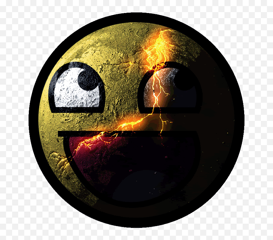 Awesome Face Planet Meinafrikanischemangotabletten Awesome - Dark Side Of A Smiley Emoji,Awesome Emoticons