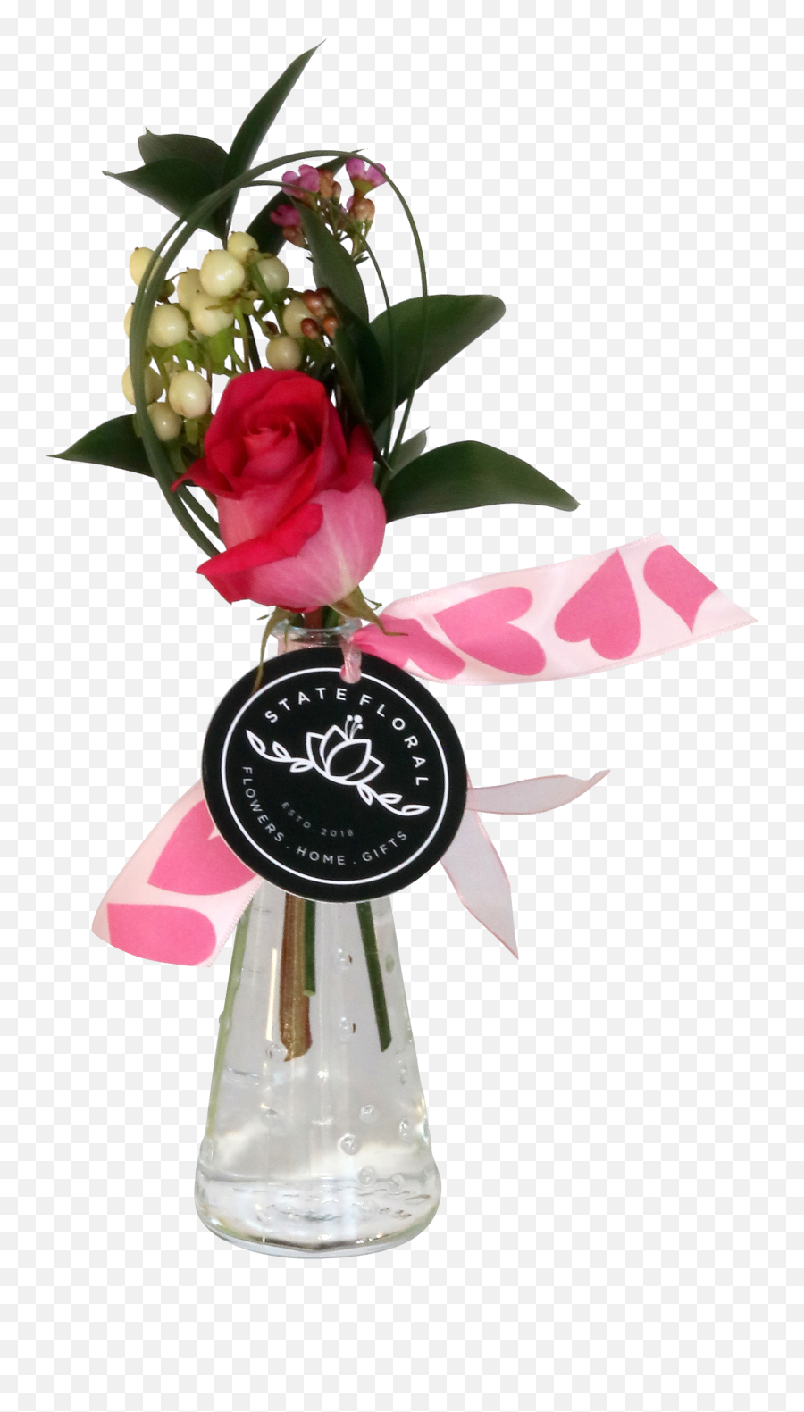 Simply Love - Single Rose In A Bud Vase Starkville Top Emoji,Love Is Not Maximum Emotion. Love Is Maximum Commitment