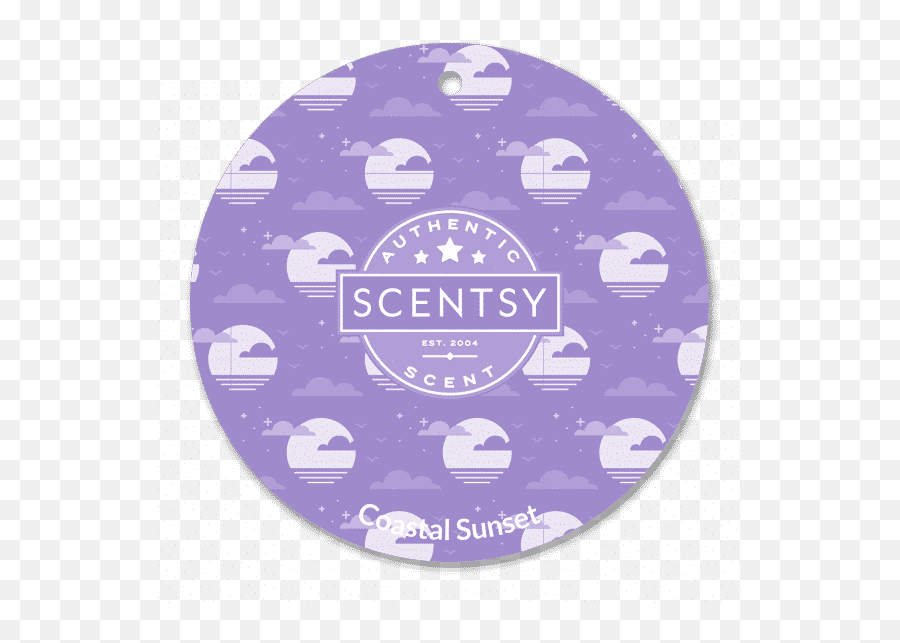 Coastal Sunset Scentsy Scent Circle - Scentsy Air Freshener Circles Emoji,Emotion Sunset Looking