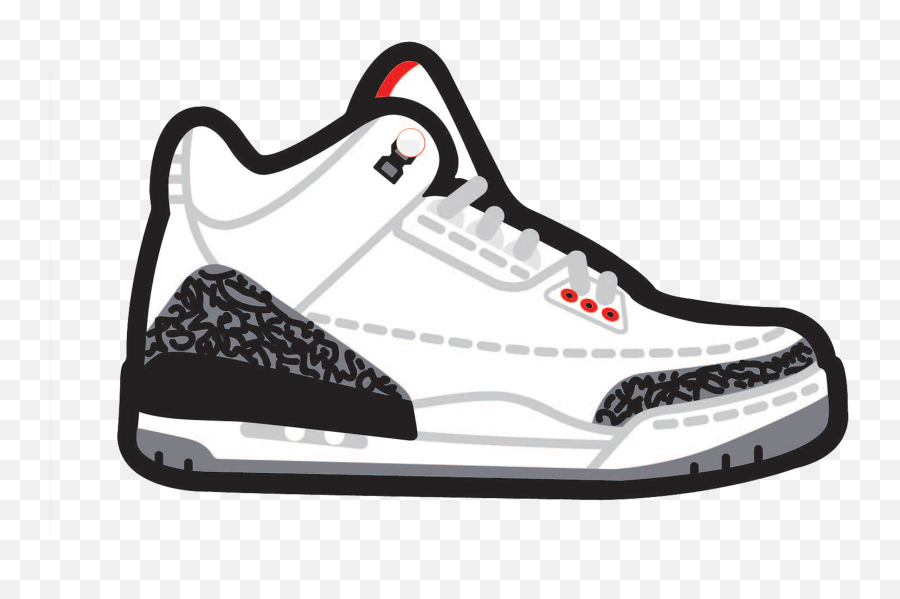 White Cement 3s Air Freshener - Round Toe Emoji,How To Get Jordan Shoe Emojis