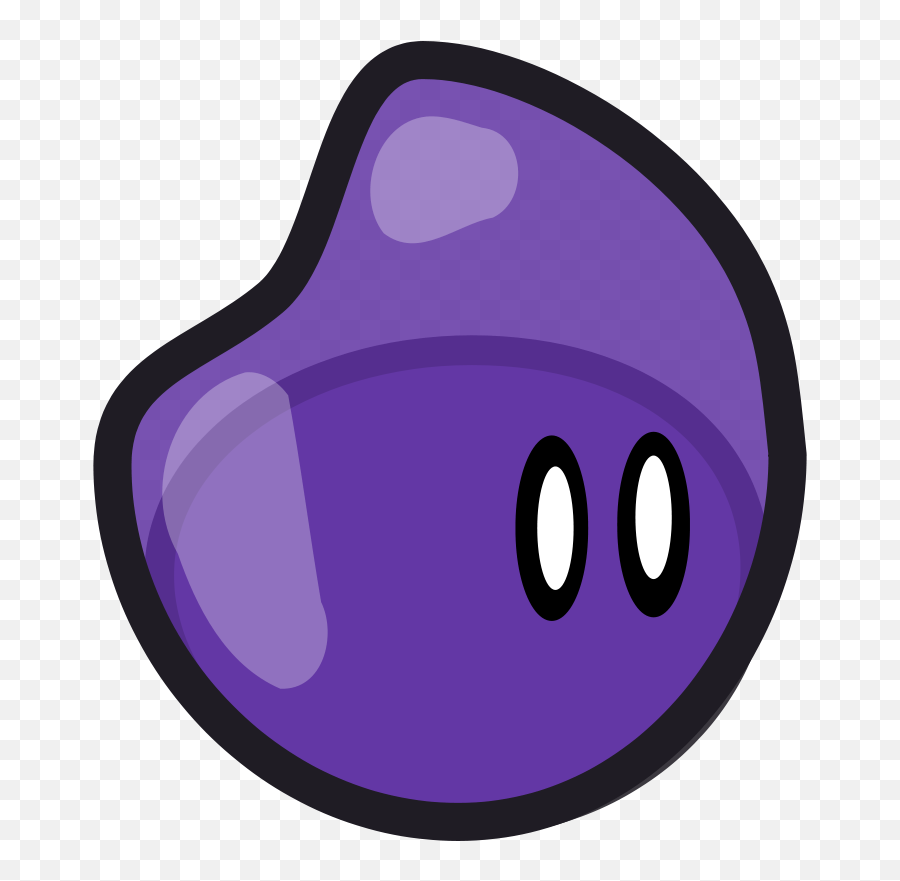 Free Clip Art Purple Jelly By Crankeye Emoji,:bluejelly: Emoticon