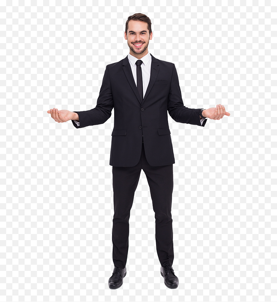 Formal Business Man Standing Png Clipart Png Mart Emoji,Man Standing Emoji