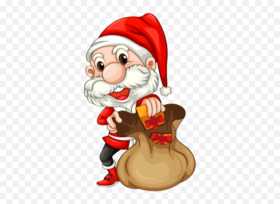 Pin By Charlotte Kempe On 3 Santa Claus Santa Sack Emoji,A Small Santa Claus Emoji