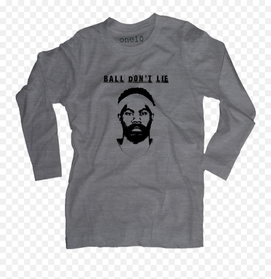 Ball Donu0027t Lie Long - Sleeve Tshirt Ball Don T Lie Emoji,Emoji Shirts And Pants