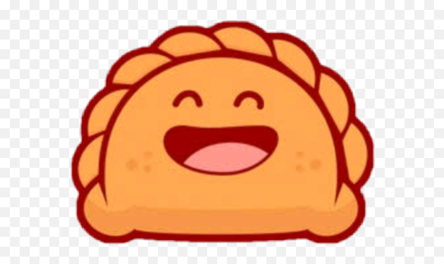 Cute Kawaii Dumpling Sticker By Raven - Happy Empanada Emoji,Dumpling Emoji