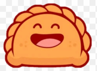 Cute Kawaii Dumpling Sticker By Raven - Happy Empanada Emoji,Dumpling Emoji