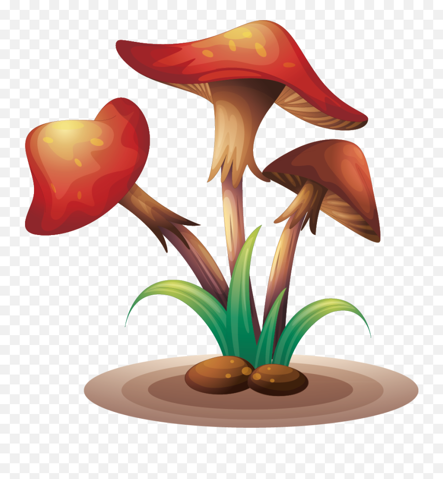 Fungus Clip Art Mushrooms - Clip Art Png Download Full Fungus Clip Art Emoji,Mushroom Emoji