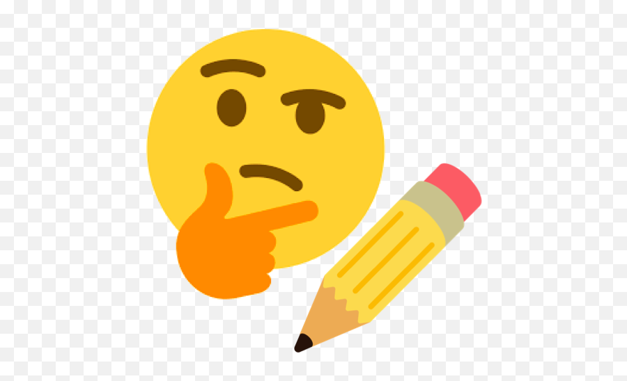 Emoji Journal - Mood Feelings Memories U2013 Aplicaii Pe Badly Drawn Thinking Emoji,Pencil Emoji