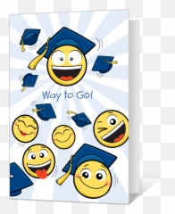 Go Grad Printable - High School Graduation Free Printable Printable Graduation Cards Emoji,Congrats Emoticon