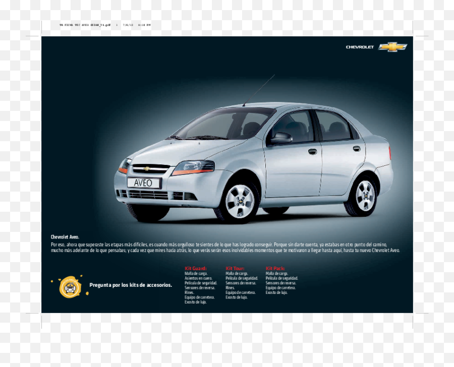 Ficha Tecnica Chevrolet Aveo Family - The Legacy Museum Emoji,Chevrolet Aveo Emotion 2012 Colombia