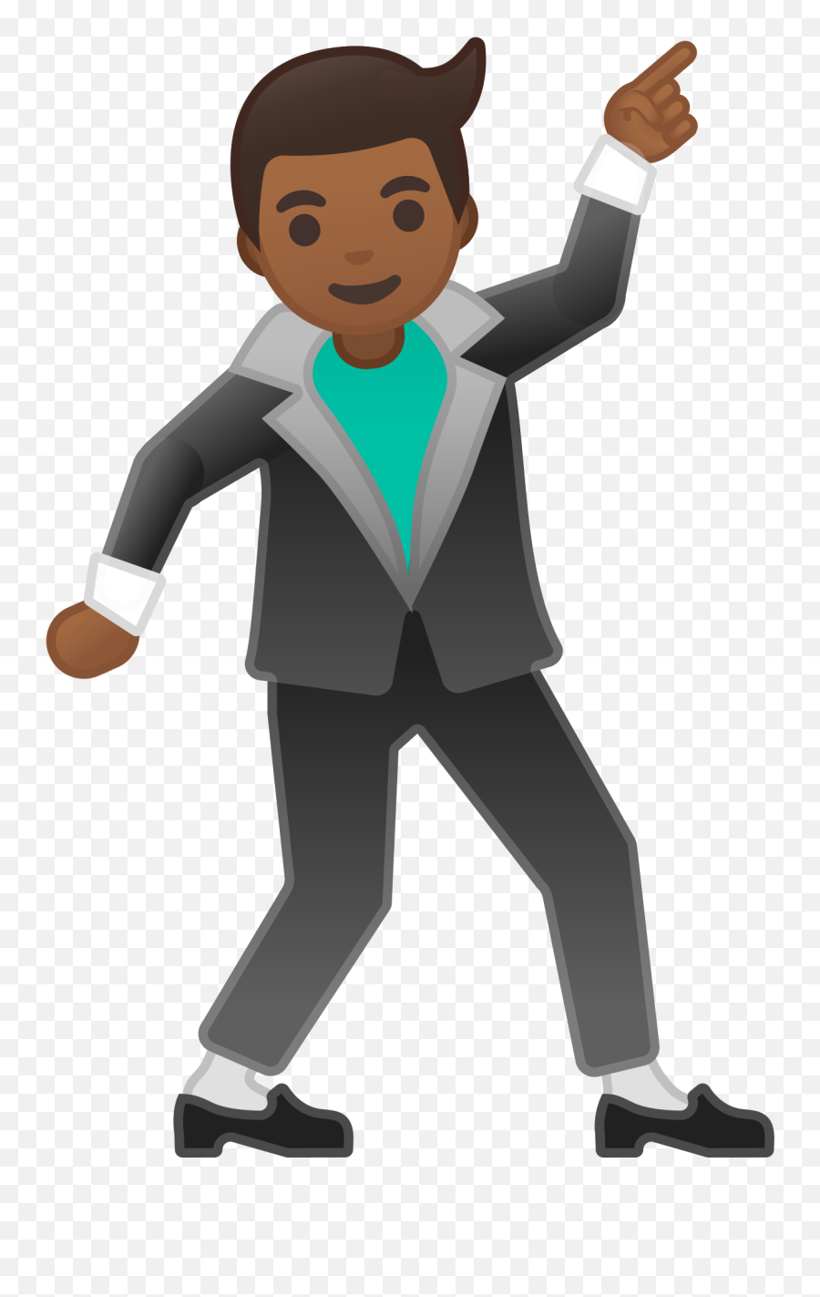 Medium - Black Man Dancing Emoji,Black Man Shrug Emoji