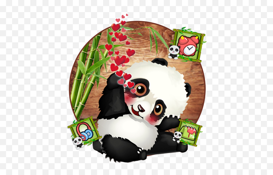 Download Love Panda Themes Hd Wallpapers On Pc U0026 Mac With - Fictional Character Emoji,Quick Emoji Hd