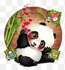 Download Love Panda Themes Hd Wallpapers On Pc U0026 Mac With - Fictional Character Emoji,Quick Emoji Hd