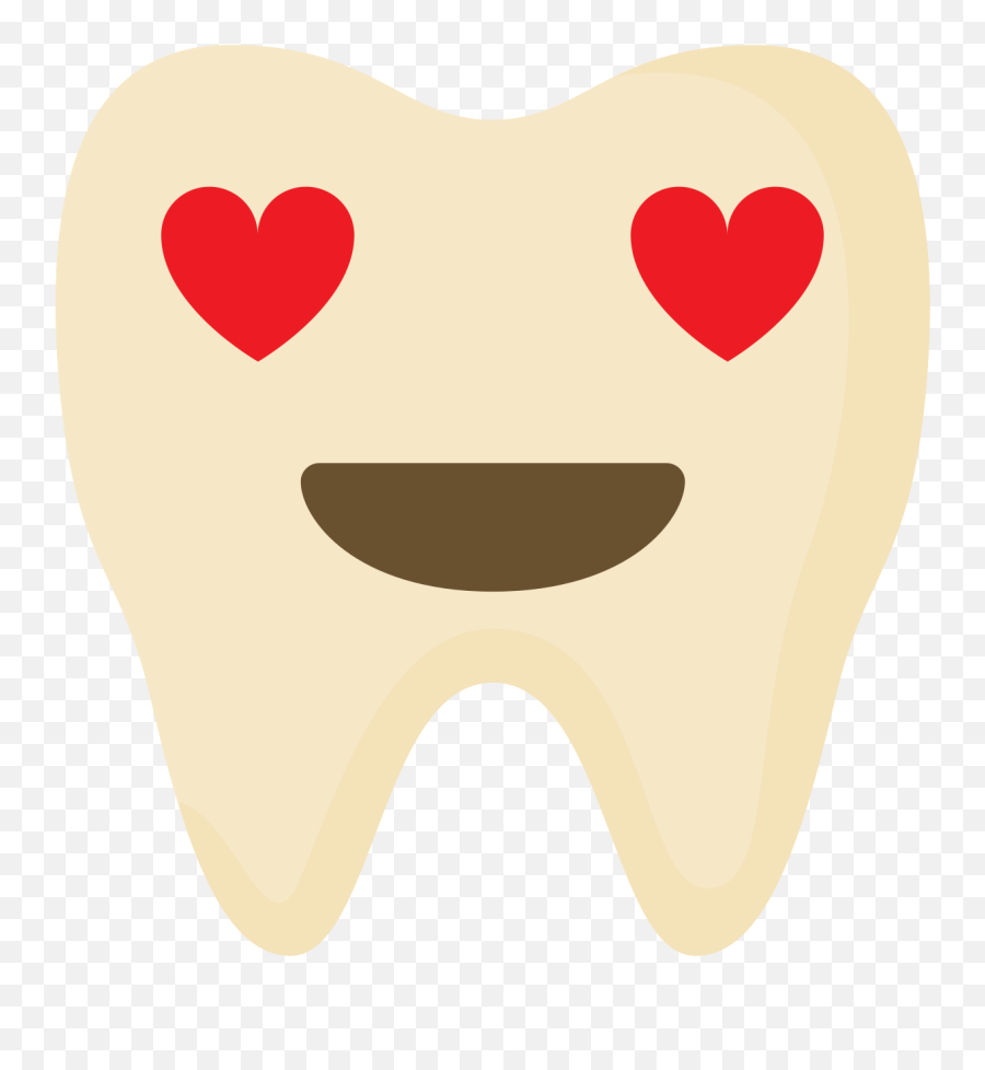Free Emoji Tooth Love Png With - Happy,Tooth Emoji