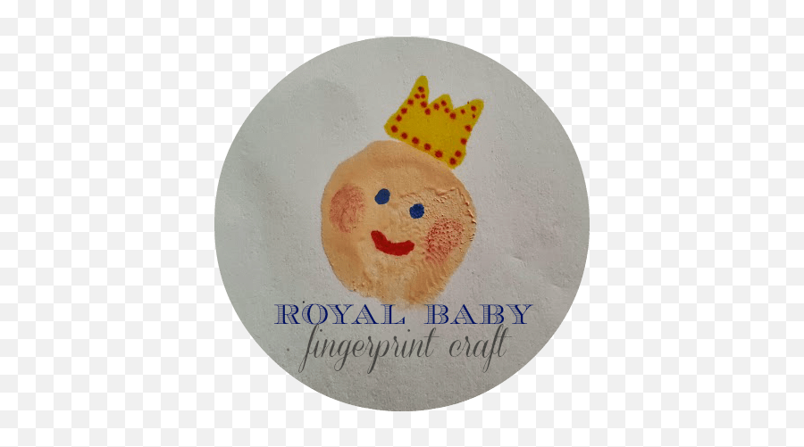 Royal Baby Card Craft Fingerprint Babies Royalbaby - Calabria Family Wines Emoji,Can I Keep Crafting Cards For Emoticons