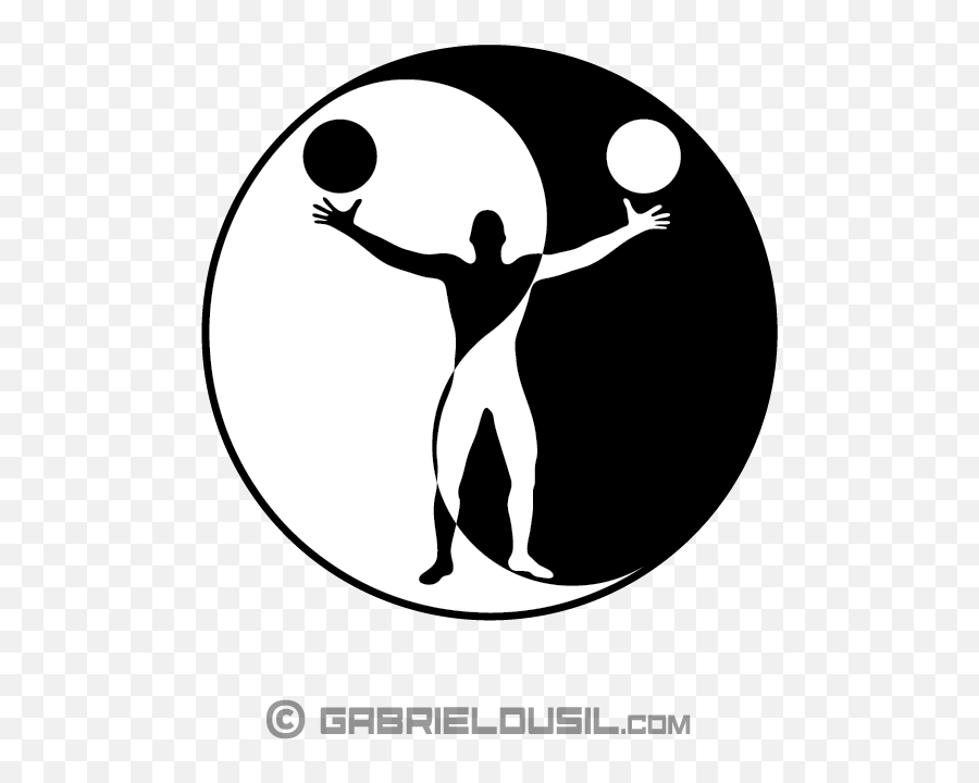 Martial Arts Gabriel Dusil U2022 Time Is Relentless - Yng Yang Basketball Logo Emoji,Ying Yang Emoticon