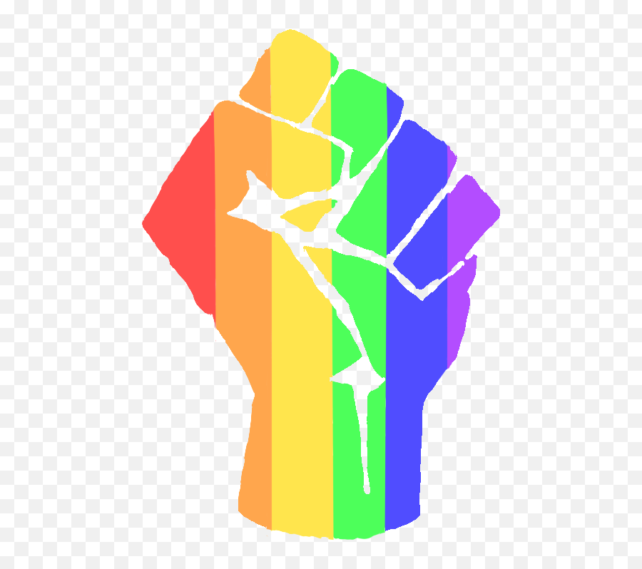 Pridefist Pride Fist Gaypride Sticker - Gay Pride Fist Transparent Emoji,Fist Emoji Pride