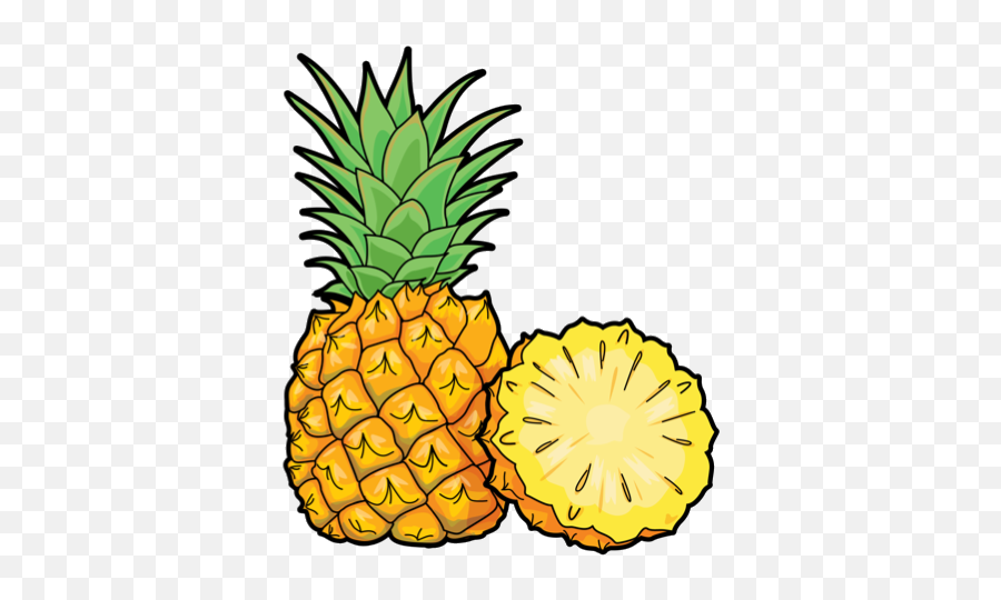 Learn Food Sings In Asl - Pineapple English Emoji,Avocado And Pineapple Emojis Together