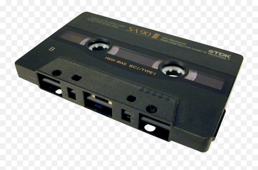 Black Cassette Tape - Audio Cassette Emoji,Cassette Tape Emoji