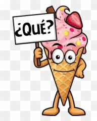 Letreros De Helado Stickers Para Whatsapp - Ice Cream Character Logo Emoji,Emojis Helado