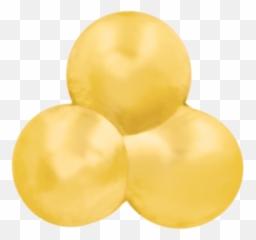 Junipurr Gold Tri - Bead Sara Pierced Me Solid Emoji,Yellow Emoticon Beads