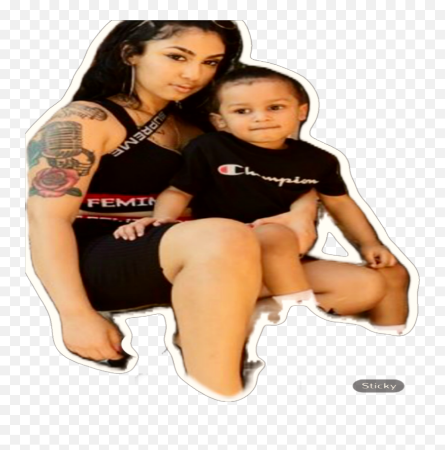 Queen Naija Sticker - Temporary Tattoo Emoji,Kash Doll Emoji