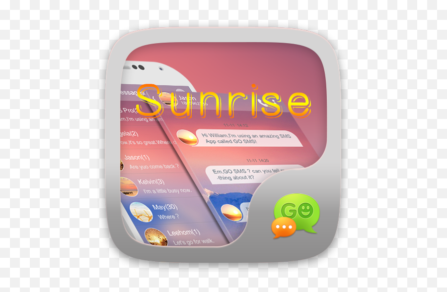 Go Sms Pro Sunrise Theme - Vertical Emoji,How To Get New Emojis On Lg G3