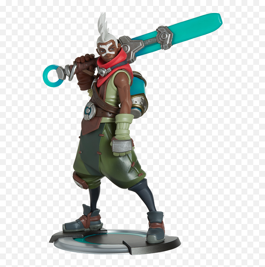 Surrender At 20 Red Post Collection Ask Riot Ekko Statue - League Of Legends Ekko Figure Emoji,Lily Pichu Twitch Emojis