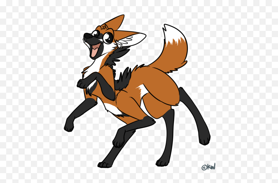 Nadia Is A Good Girl Alicetaur Twitter - Leggy Boi Maned Wolf Meme Emoji,1000's Of Emojis