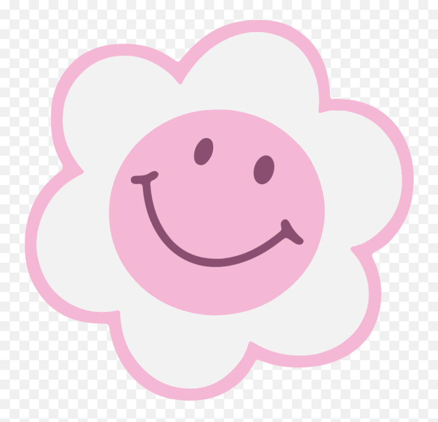 T - Shirtde Bebê Com Rosto Sorridente Rosa E Branco Flor Happy Emoji,Caixinhas Personalizadas Carinhas Emojis