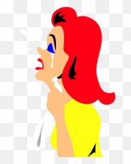 Download Crying - Transparent Crying Lady Png Emoji,Crying Jordan Emoji
