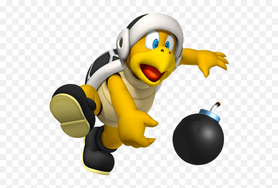 Bomber Bro Also Known As Bomb Bro Is A Sub - Species Of Super Mario Bomb Bro Emoji,Mario Kart Inkling Emoticon