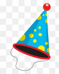 Birthday Hat Clipart - Birthday Hat Clipart Emoji,Partyhat Emoji