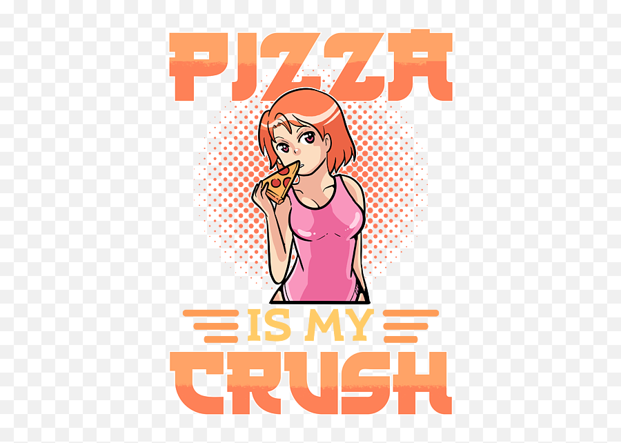 Anime Pizza Is My Crush Japanese Nerd Manga Lover Bath Towel Emoji,Emoticon Face Mask Japan