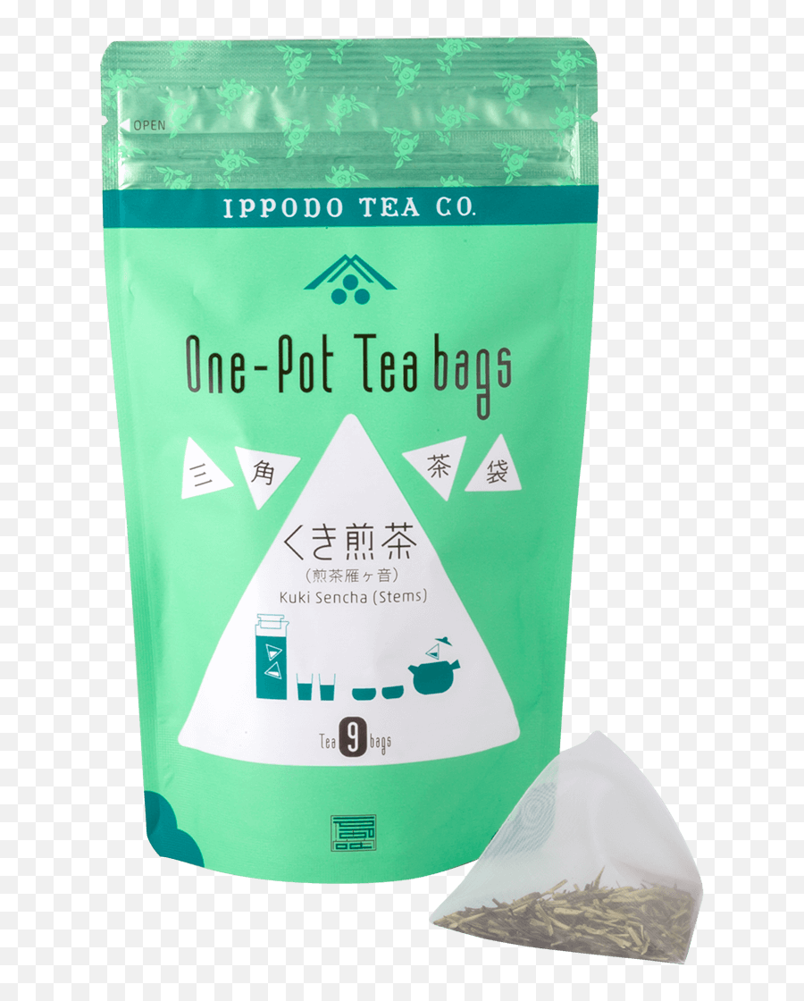 One - Pot Teabag Kuki Sencha Stems 7g X 9 Bags Emoji,Sweet Emotion Stems