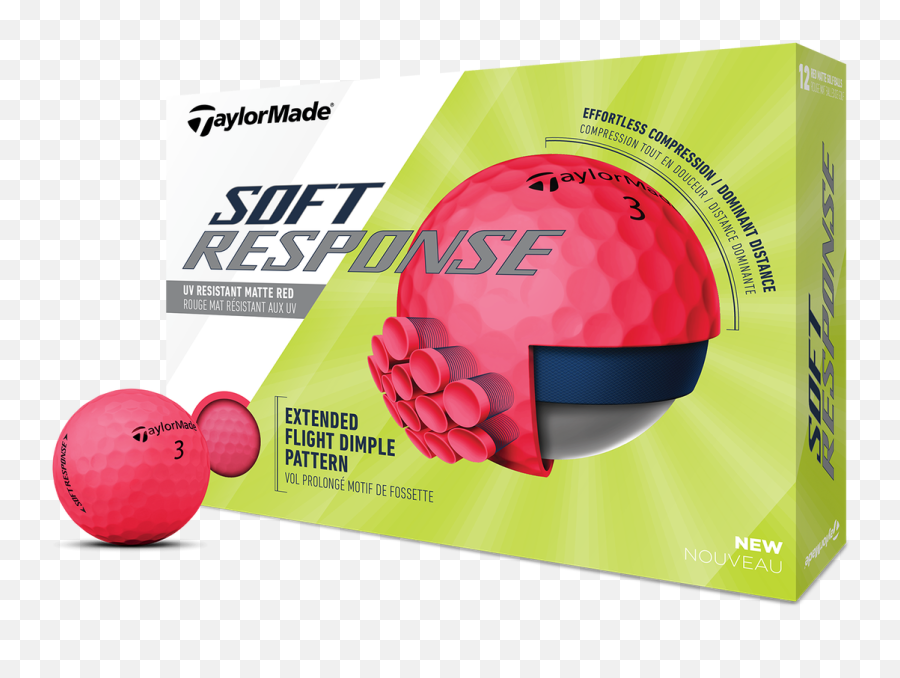 Taylormade Soft Response Golf Balls Red 12 Pack Emoji,Emojis Glaseado Para Tortas